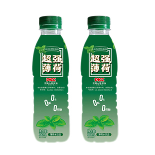 云南薄荷水清凉饮料JIAHUABINGQUAN超强薄荷昆雨饮品350mLx12瓶装