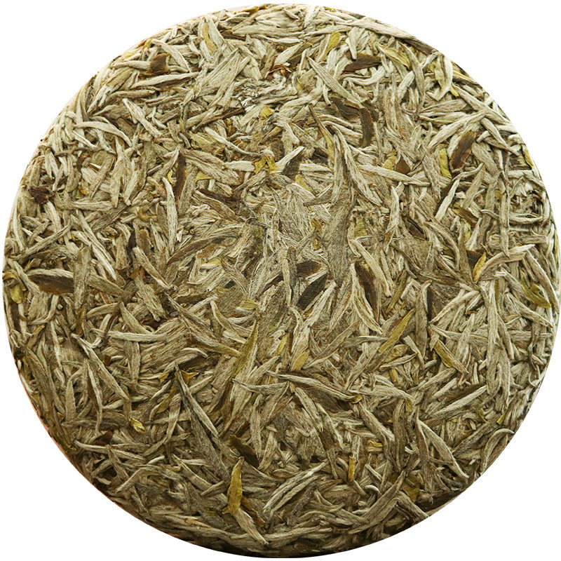 福鼎银针荒野300克白茶饼