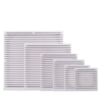 过滤网散热塑料防尘百叶窗风机