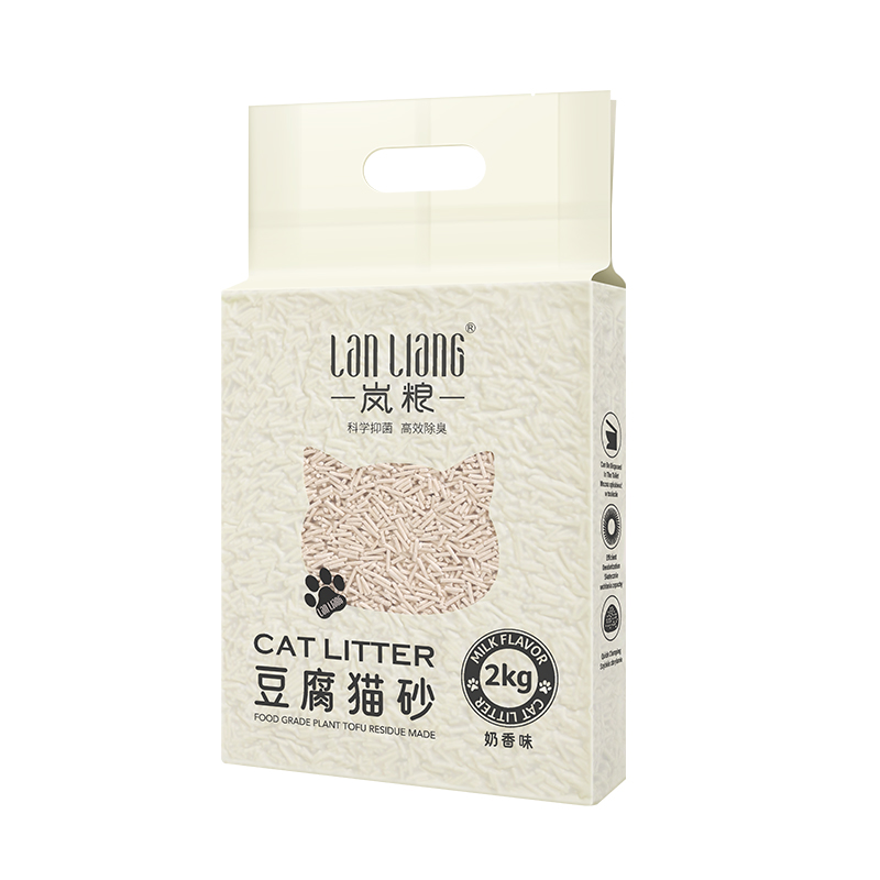 岚粮豆腐猫砂绿茶奶香原味幼猫成猫专用除臭低尘混合膨润土易结团