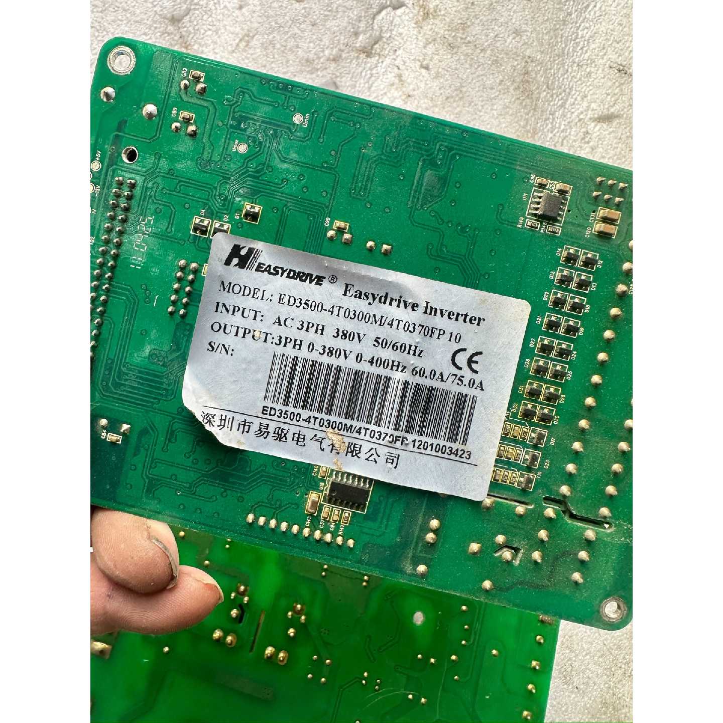 议价易驱30KW变频器主板ED3500-4T0300M电源板二手