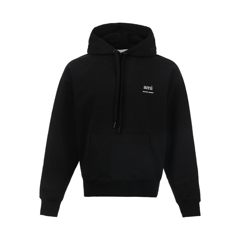 【自营】AMI男士字母logo徽标连帽宽松套头卫衣长袖加厚
