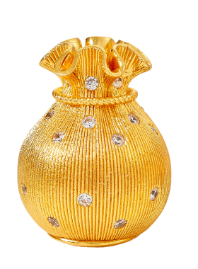 古法沙金福袋毛衣项链