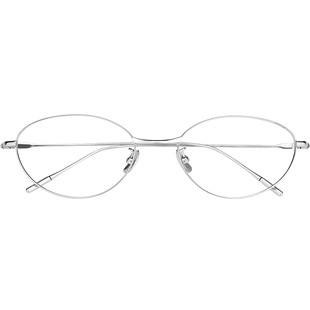 乐申超轻纯钛老钱风猫眼近视眼镜女可配度数高级感大框显瘦FADE