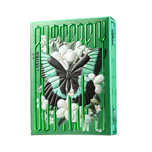 汇奇花切高颜值珍藏版扑克牌 蝴蝶3D立体镂空礼盒收藏艺术卡牌纸