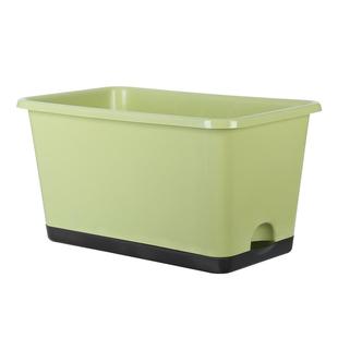 欧林泽阳台种菜盆蔬菜家用塑料种植草莓盆栽专用箱特大长方形花盆