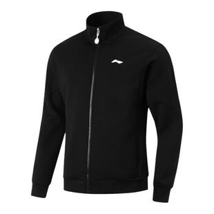 中国李宁乒乓球系列男女款开衫卫衣字母印花拉链立领外套AWDUA59