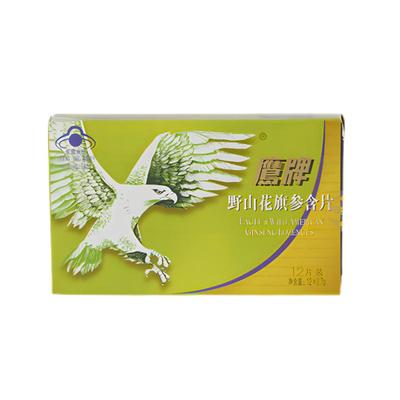 鹰牌野山花旗参含片0.7g*12片