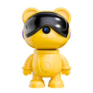 家用摄像头机器人摄影头卡通摆件看护婴儿手机远程高清夜视监控器