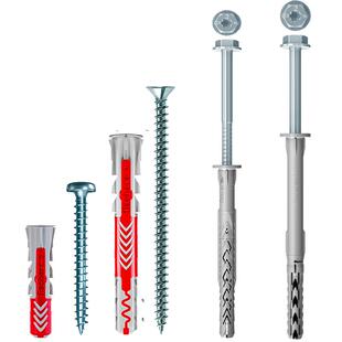 悬空背景墙电视支架挂架膨胀螺丝10mm ALC墙空心砖专用内膨胀螺栓