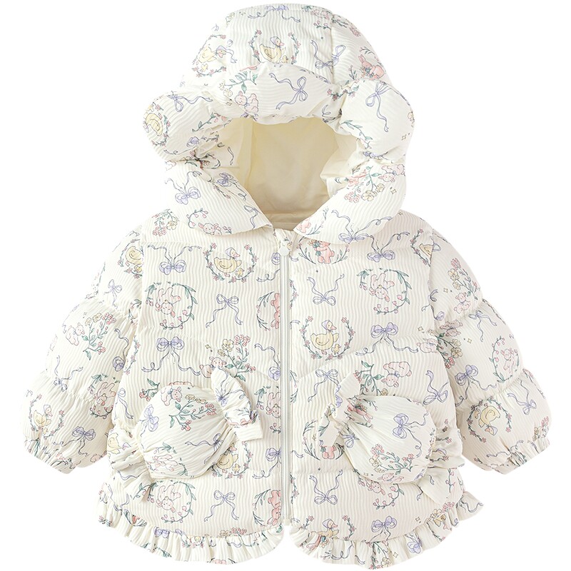 巴拉巴拉童装宝宝羽绒服女童2025新款冬装厚外套婴儿衣服保暖上衣