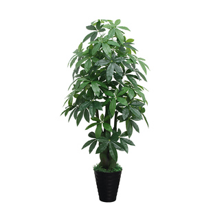 仿真发财树塑料植物客厅落地盆景大型绿植盆栽假花室内仿生招财树