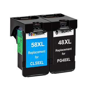 天色适用佳能E478墨水E478R E3480可加墨墨盒E418墨粉盒E4280打印机E4580墨水PG-48黑色彩色套装CL-58墨水盒