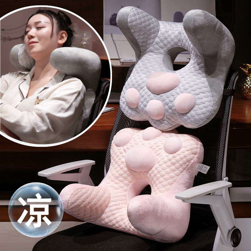 冰丝午睡枕趴睡枕办公室工位仰睡枕头成人学生午休神器腰靠枕抱枕