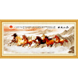 山水画贴纸中式风景墙纸自粘墙贴画客厅电视背景墙画装饰壁画壁纸