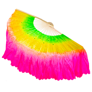 舞蹈扇子跳舞广场舞胶州扭秧歌一对左右手幼儿园儿童表演道具8寸