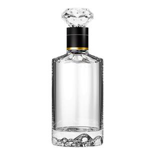 高档玻璃酒瓶空瓶密封白酒瓶一斤装泡酒分装定制专用瓶礼盒包装瓶