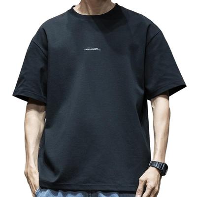 加肥加大码夏季冰丝棉短袖t恤衫