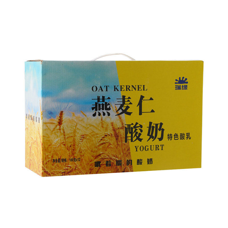 新疆瑞缘燕麦仁酸奶12杯装