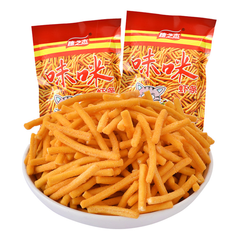 穗之杰虾条蜜汁烤翅味网红膨化