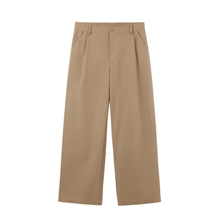 BENPANDA 纯棉宽松休闲裤男款直筒立体剪裁改良伐木裤2026春季