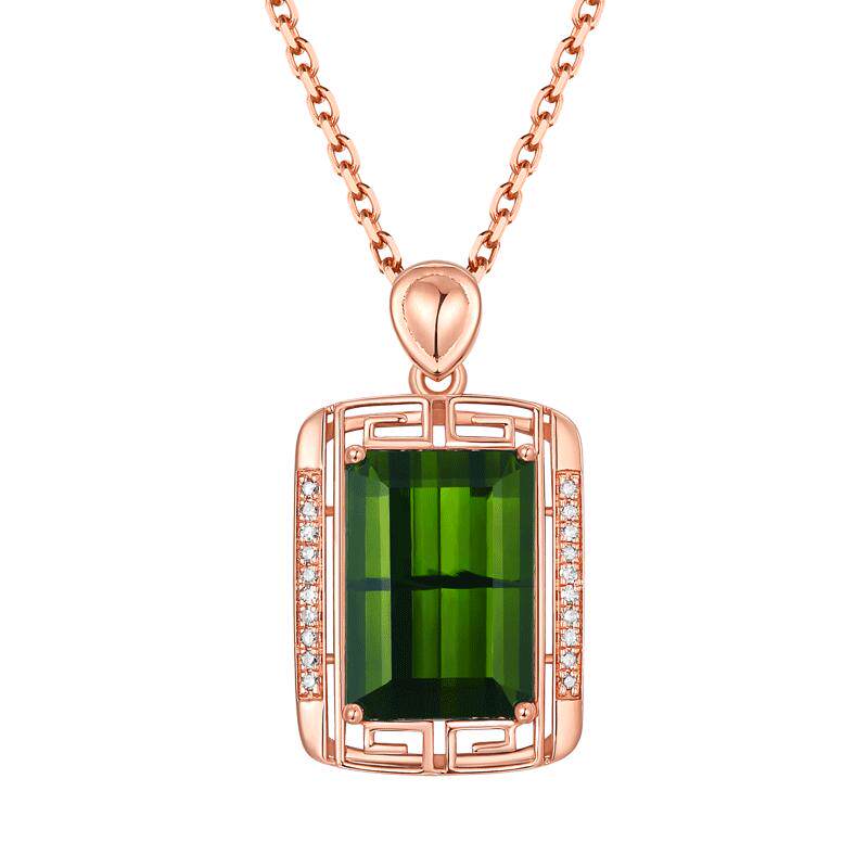 yngel蜜安琪新品18k金绿定制碧玺