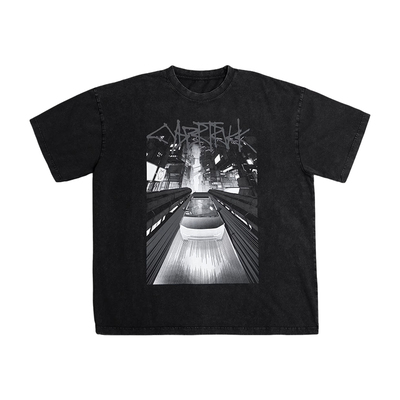 特斯拉（Tesla）官方 cybertruck cityscape 短袖t恤宽松潮流