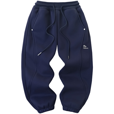 男童冬款密密绒加厚保暖束口卫裤