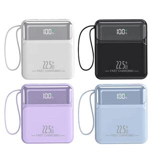 3C认证跨浩2025新款快充电宝适用苹果安卓10000毫安便携移动电源可上飞机超级快充22.5W自带四线手提式轻薄