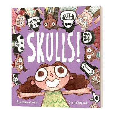 英文原版 Skulls! 头骨！精装 英文版 Blair Thornburgh 纯全英文版正版原著进口英语书籍
