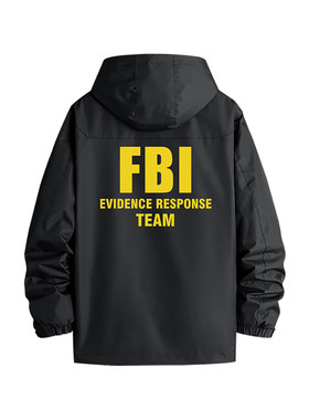 FBI美国联邦调查局f标志外套