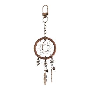 MIAMOR复古北欧INS风手工捕梦网钥匙扣包包挂件铃铛520创意礼物