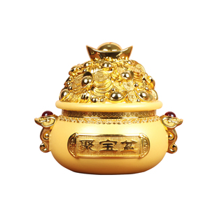 如意聚宝盆存钱罐摆件可存可取家居客厅酒柜玄关公司店铺开业礼品