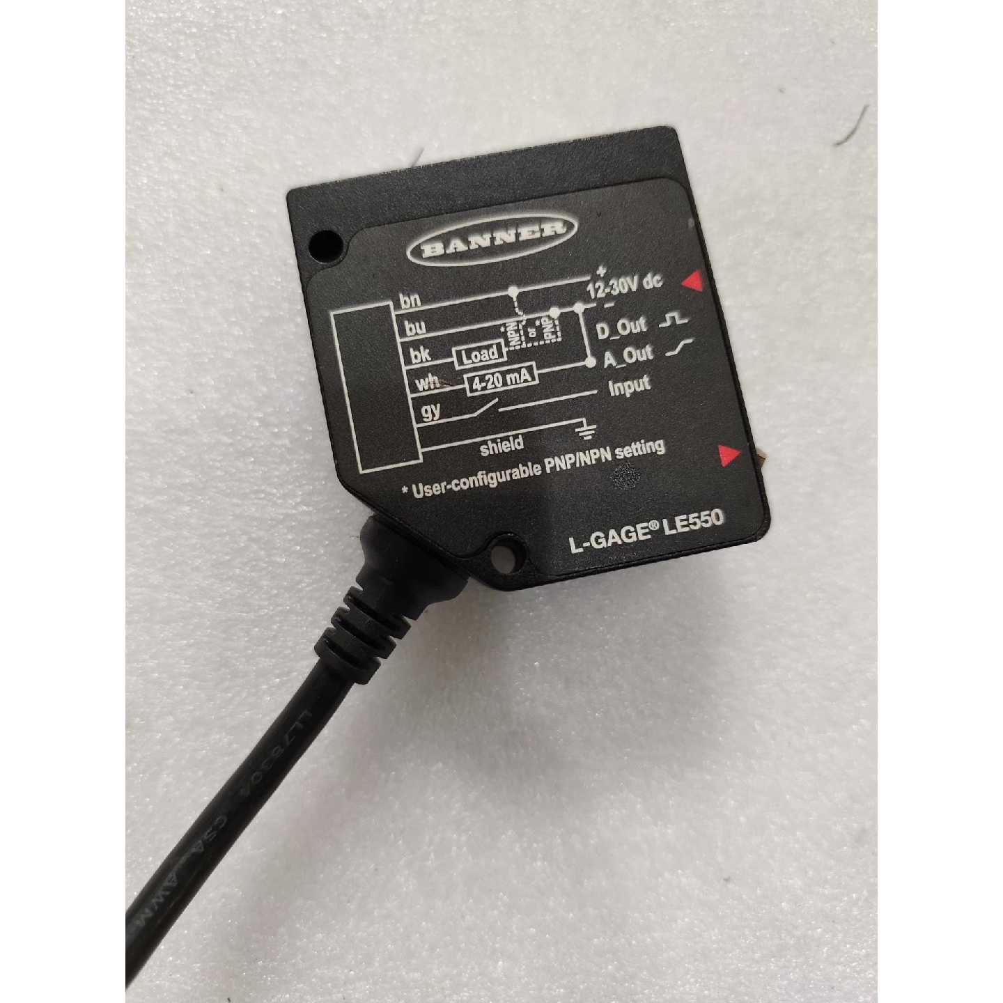 【请询价】工程剩余anner邦纳激光传感器LE550I新的没包装现