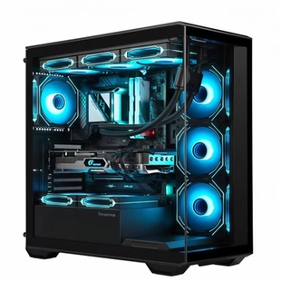 diy定制台式电脑主机办公家用游戏设计直播组装自选全套配置整机