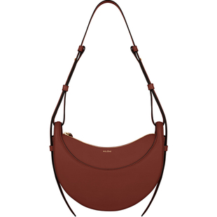 【礼物】Polene波灵恩Number Ten Lisse 光面牛皮手提斜挎包