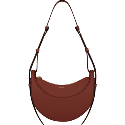 【礼物】Polene波灵恩Number Ten Lisse 光面牛皮手提斜挎包