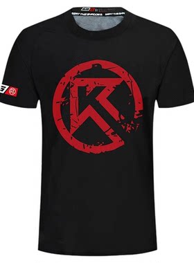 BIGK大K 大白T男女款运动休闲马拉松夏季跑步速干透气T恤半袖短袖