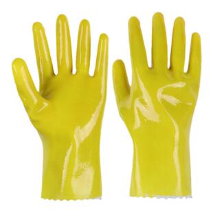 防水手套防滑耐油橡胶加厚浸塑胶皮耐磨防油工作干活杀鱼专用劳保