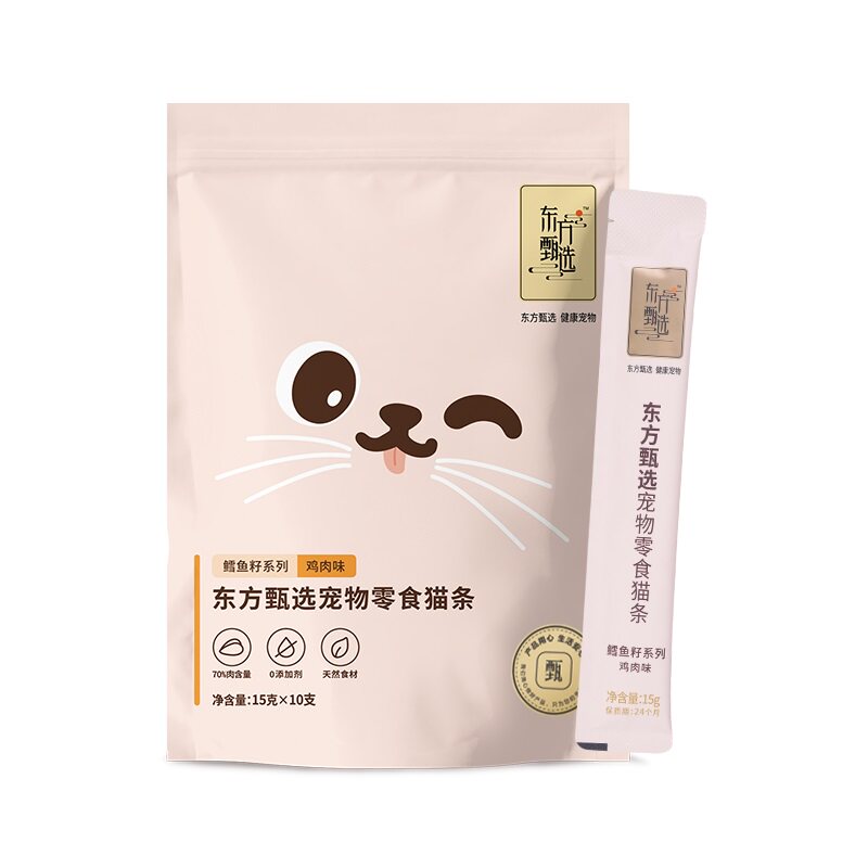 东方甄选猫条+冻干组合囤货装