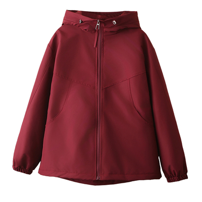 大码棉衣女胖mm秋冬宽松连帽棉服