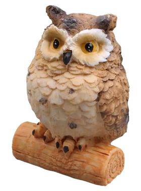 创意生态缸苔藓微景观diy材料树脂工艺品猫头鹰公仔桌面装饰摆件