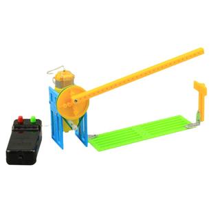 遥控道闸门模型小学生科技小制作小发明DIY线控升降门收费杆玩具