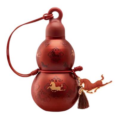 瑞幸葫芦杯咖啡杯保温杯316不锈钢新年红色580ml