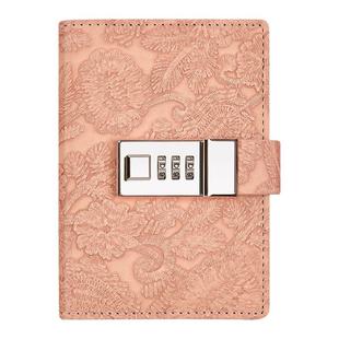 复古密码本带锁创意学生日记本简约a7加厚笔记本子文艺精致男孩女孩高颜值手帐本便携随身小号记事本可定制