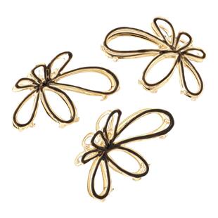 日本本土anemone金属大号发夹女新款后脑勺鲨鱼夹发抓夹