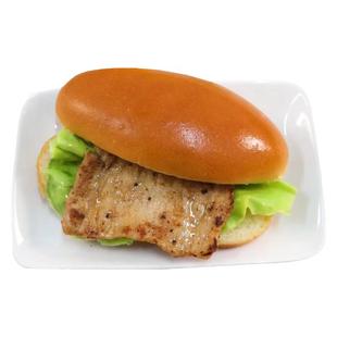 麦王汉堡胚味中乐猪扒包整箱商用家用茶餐厅猪仔包汉堡胚烘焙