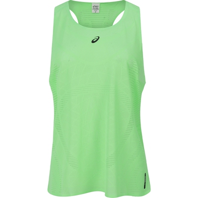 亚瑟士女子高透气跑步背心T恤