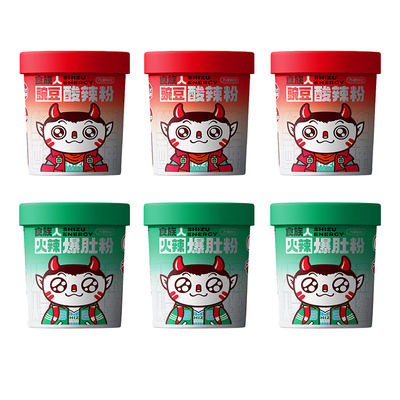 【晁然专属】食族人豌豆酸辣粉火辣爆肚粉速食免煮夜宵桶装