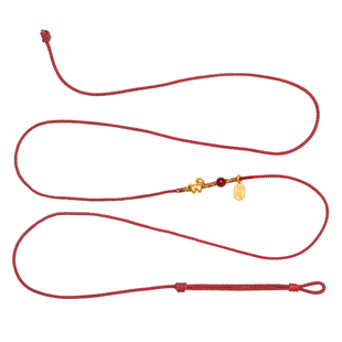 马年s999足银朱砂本命年红绳腰链男红腰带腰佩红色女马到成功腰绳